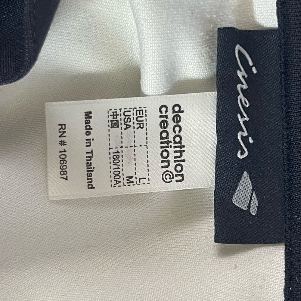 Inesis White and Black Striped Polo Golf Shirt M - Picture 7 of 7